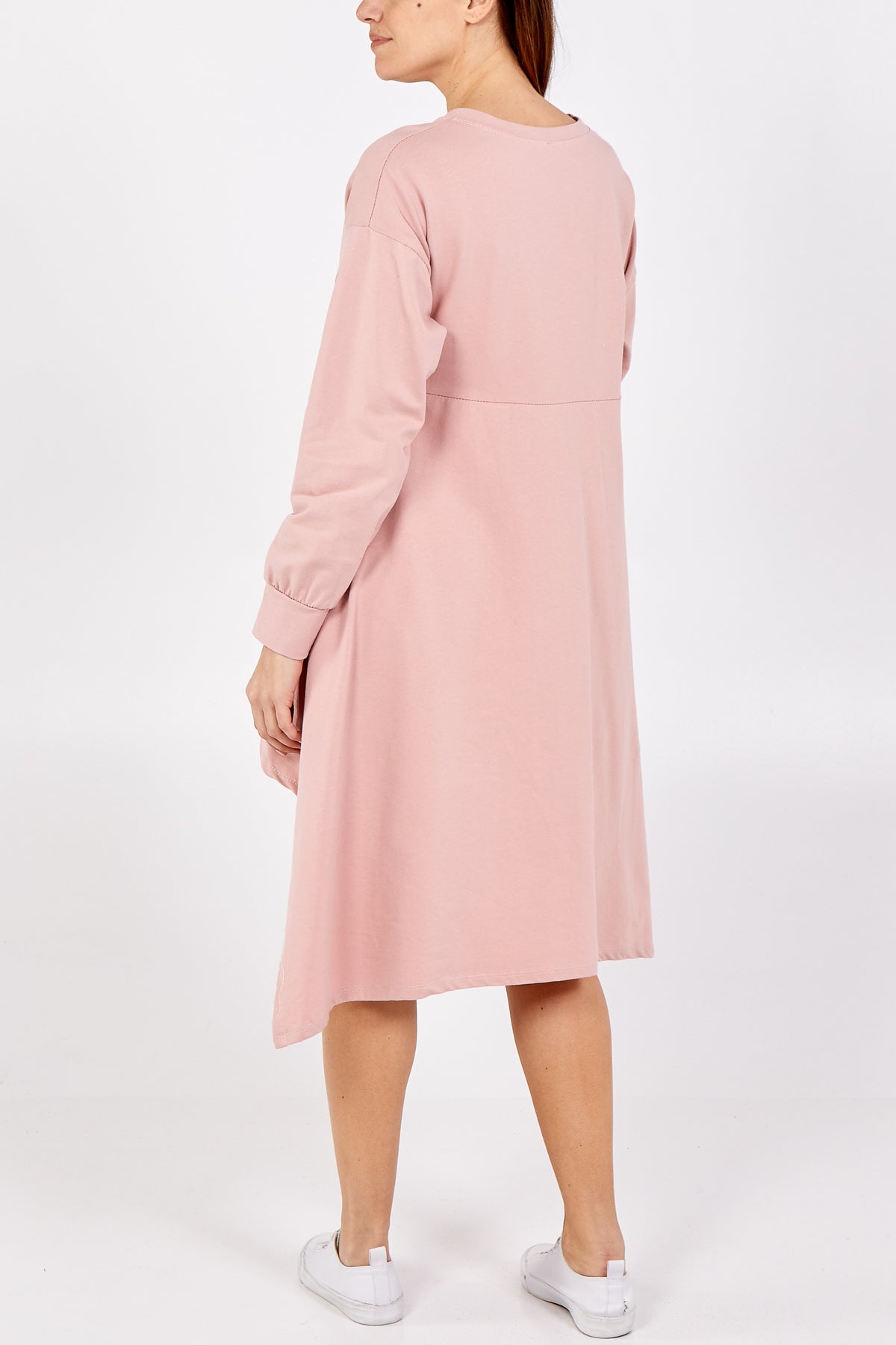 Glitter Amour Long Back Dress & Pouch Pocket